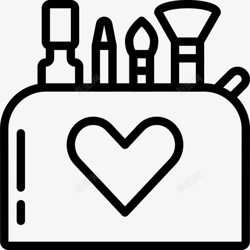 化妆品包包美容图标svg_新图网 https://ixintu.com 包包 化妆品 美容 美容提纲