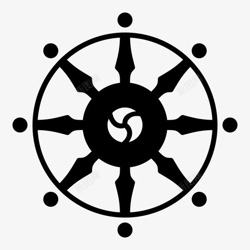 船轮船航海图标svg_新图网 https://ixintu.com 帆船 掌舵 航海 航行 船 船轮