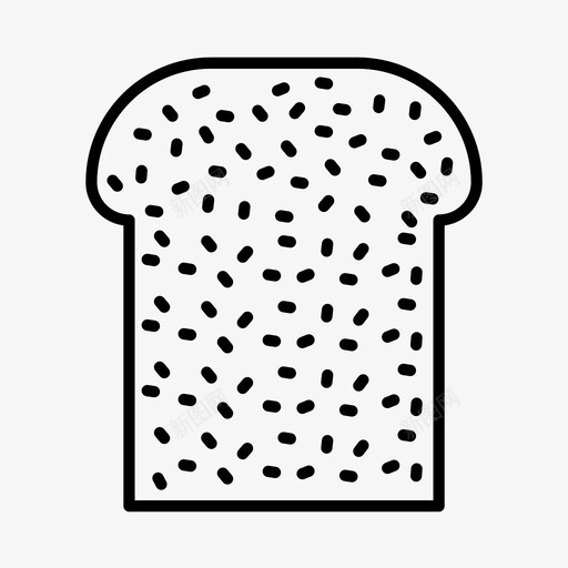 吐司面包早餐图标svg_新图网 https://ixintu.com 三明治 午餐 吐司 早餐 面包 食物