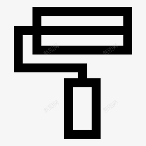 滚筒油漆辊滚筒刷图标svg_新图网 https://ixintu.com 油漆辊 滚筒 滚筒刷