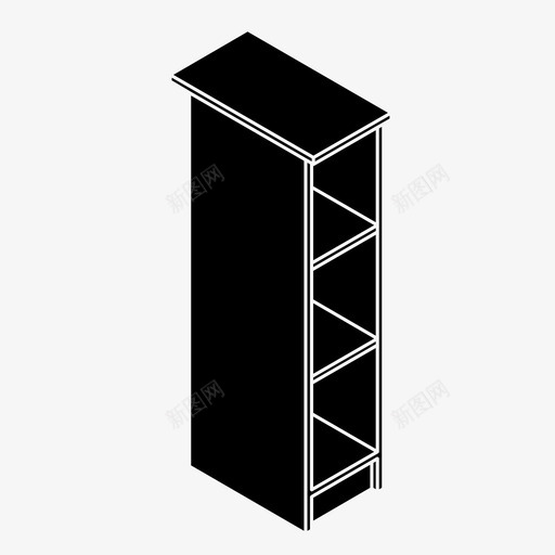 橱柜办公桌抽屉图标svg_新图网 https://ixintu.com 办公桌 厨房 家具 抽屉 橱柜