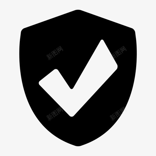 安全检查保护图标svg_新图网 https://ixintu.com 保护 保险 安全 检查 财务