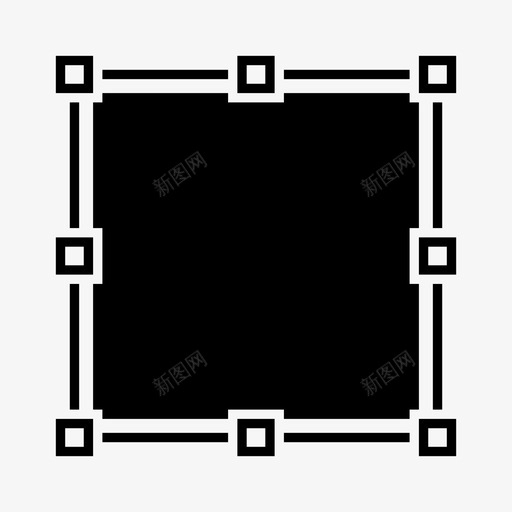 填充向量矩形控制柄形状图标svg_新图网 https://ixintu.com 填充向量矩形 形状 控制柄 设计界面 转换