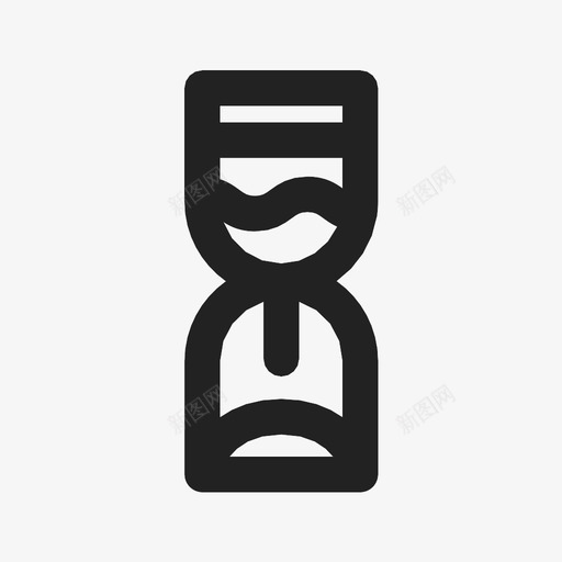 沙漏最后期限时间图标svg_新图网 https://ixintu.com 时间 最后期限 沙漏 计时器