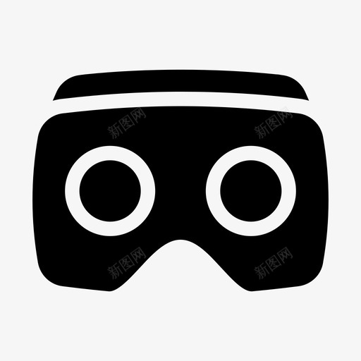 护目镜ar填充式图标svg_新图网 https://ixintu.com ar blobbyicon套装 mr vr 填充式 护目镜 耳机
