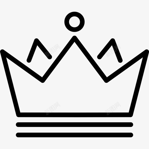 皇家奖项皇冠图标svg_新图网 https://ixintu.com 国王 奖项 王后 皇冠 皇家 社交第2部分
