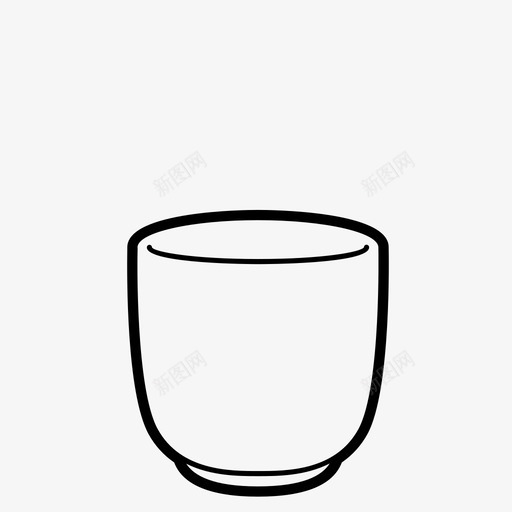 瓷杯酒清酒图标svg_新图网 https://ixintu.com 清酒 烧酒 瓷杯 酒 酒瓶玻璃