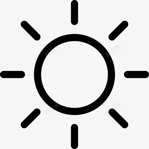 太阳白天早晨图标svg_新图网 https://ixintu.com 太阳 早晨 白天 阳光