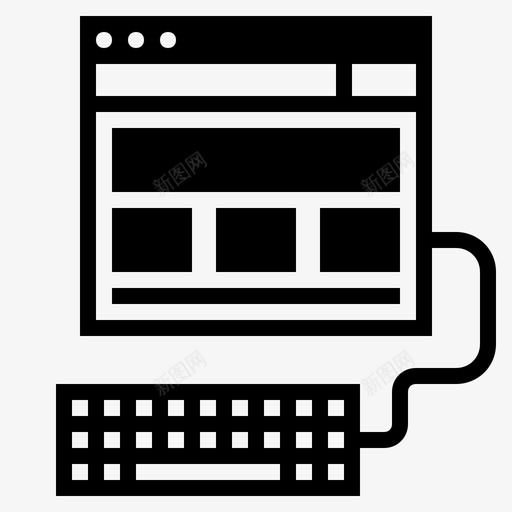 博客在线杂志网站图标svg_新图网 https://ixintu.com 写作文章 博客 在线杂志 网站