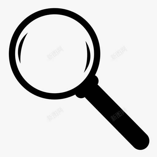 放大镜商业仔细看图标svg_新图网 https://ixintu.com 仔细看 商业 找 放大镜 看