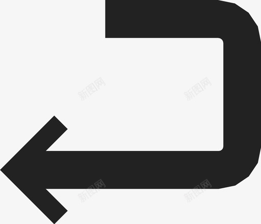 箭头回车界面图标svg_新图网 https://ixintu.com 回车 多媒体 用户界面 界面 箭头