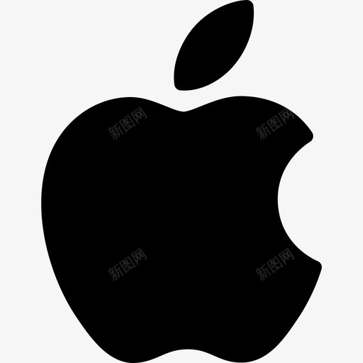 苹果大Logo电脑社交网络图标svg_新图网 https://ixintu.com 电脑 社交网络 苹果大Logo