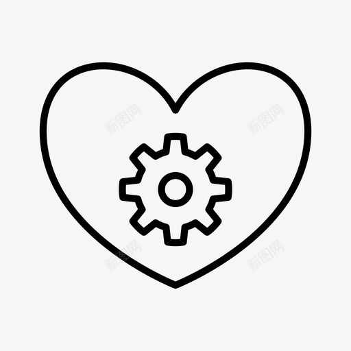 心系爱情人节图标svg_新图网 https://ixintu.com 工作 心系 情人节 爱 爱和心