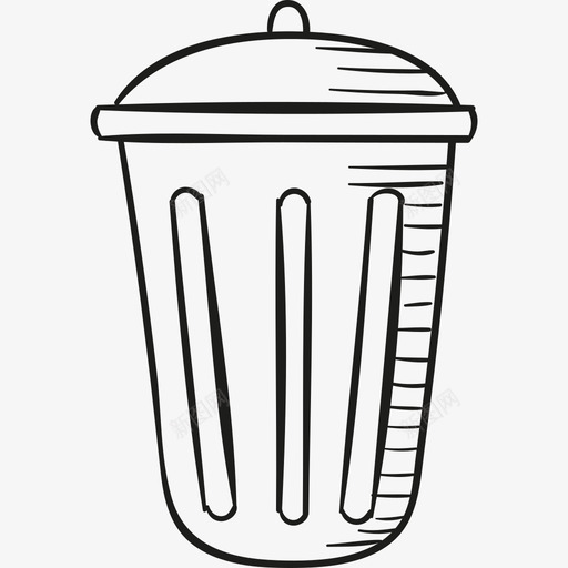 大垃圾桶家里的东西图标svg_新图网 https://ixintu.com 大垃圾桶 家里的东西