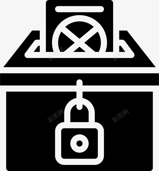 投票箱城市投票图标svg_新图网 https://ixintu.com 城市 城市便利设施 投票 投票箱