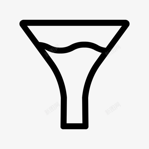 销售漏斗营销图标svg_新图网 https://ixintu.com 营销 销售漏斗