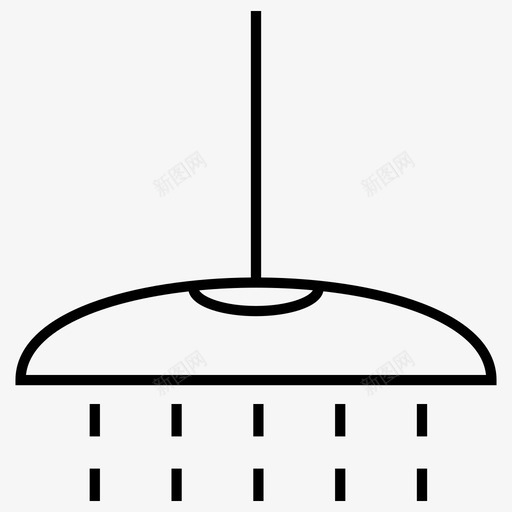 淋浴浴缸淋浴头图标svg_新图网 https://ixintu.com 洗漱 浴缸 淋浴 淋浴头 酒店餐厅