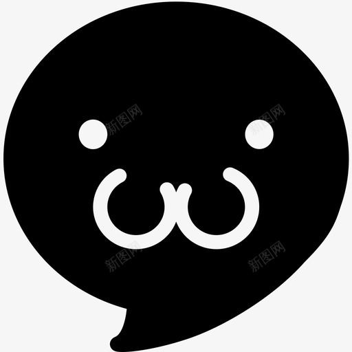 聊天-新实心svg_新图网 https://ixintu.com 聊天-新实心