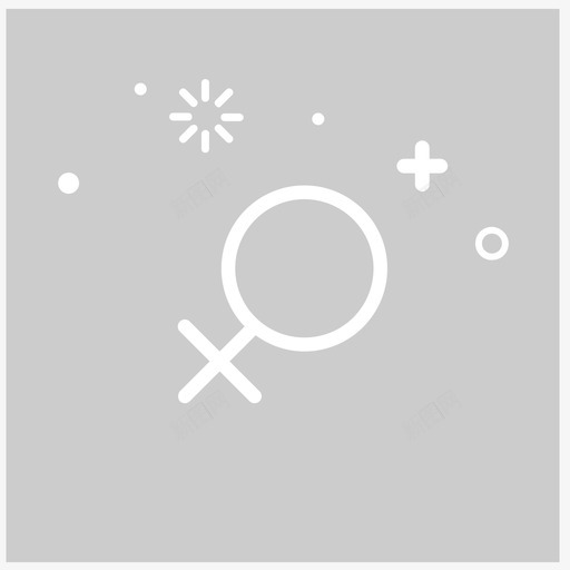 icon-女-方形svg_新图网 https://ixintu.com icon-女-方形