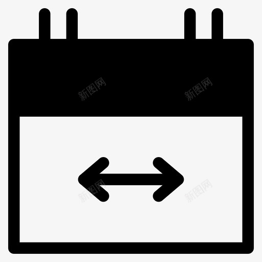 日程安排灵活日历日期图标svg_新图网 https://ixintu.com 日历 日期 日程安排灵活