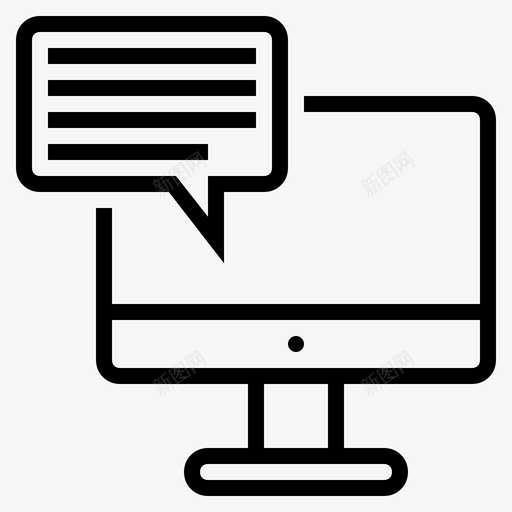 在线评论网络聊天网络评论图标svg_新图网 https://ixintu.com 在线聊天 在线评论 网络聊天 网络评论
