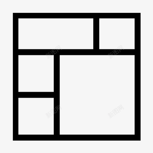 模板网格布局图标svg_新图网 https://ixintu.com web模板 布局 模板 结构 网格