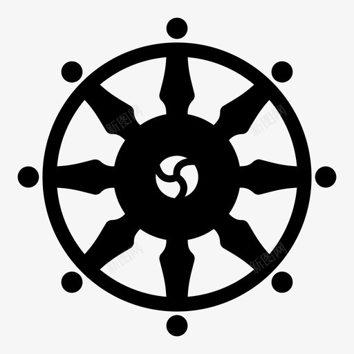 船轮船航海图标svg_新图网 https://ixintu.com 帆船 掌舵 航海 航行 船 船轮