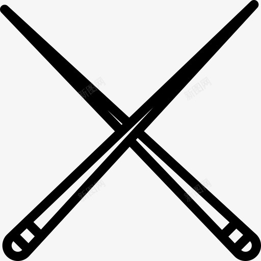 台球杆运动型图标svg_新图网 https://ixintu.com 台球杆 运动型
