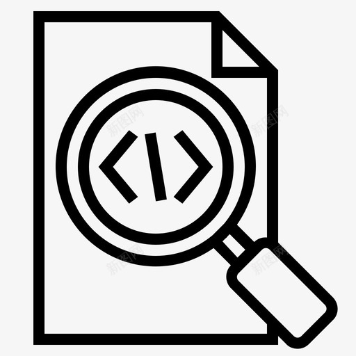 html文件代码文件源代码图标svg_新图网 https://ixintu.com html文件 代码文件 源代码