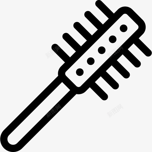 发刷美容院直发图标svg_新图网 https://ixintu.com 发刷 直发 美容院