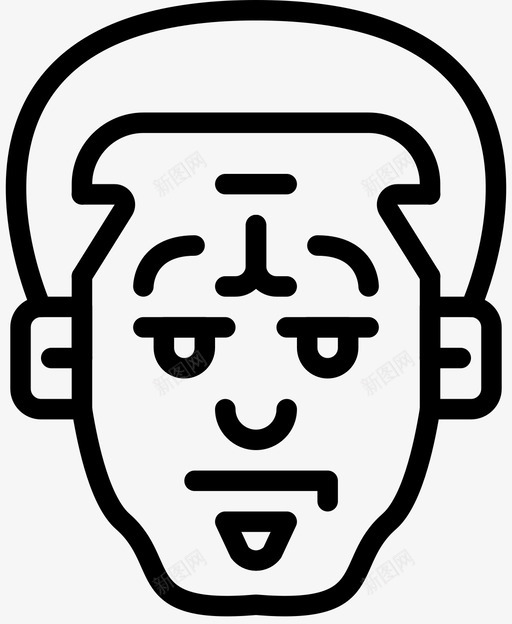 大头发头像男性图标svg_新图网 https://ixintu.com 个人资料 大头发 头像 头像轮廓 用户 男性