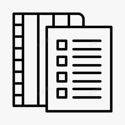 家庭作业教室教育图标svg_新图网 https://ixintu.com 学校 家庭作业 教室 教育 笔记本 考试