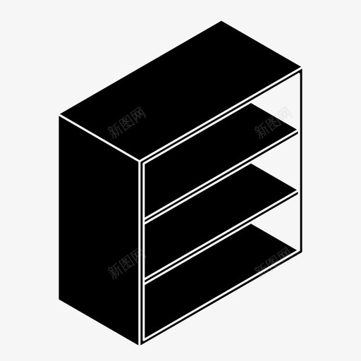 橱柜办公桌抽屉图标svg_新图网 https://ixintu.com 办公桌 厨房 家具 抽屉 橱柜