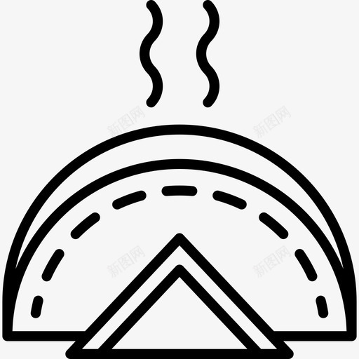 热的法吉塔食物餐馆图标svg_新图网 https://ixintu.com 热的法吉塔 食物 餐馆