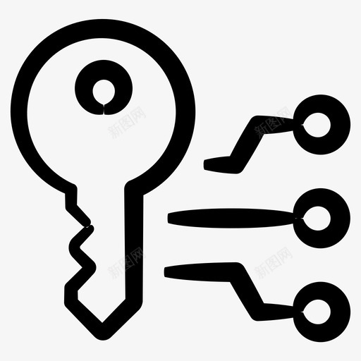 数字密钥inky安全卷6图标svg_新图网 https://ixintu.com inky安全卷6 数字密钥