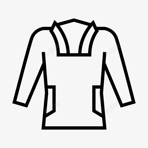 衬衫布衣服图标svg_新图网 https://ixintu.com 制服 布 衣服 衬衫