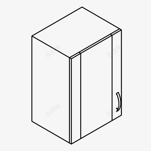 橱柜办公桌抽屉图标svg_新图网 https://ixintu.com 办公桌 厨房 家具 抽屉 橱柜