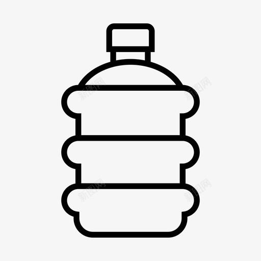 瓶饮料容器图标svg_新图网 https://ixintu.com 包装 容器 水 瓶 饮料