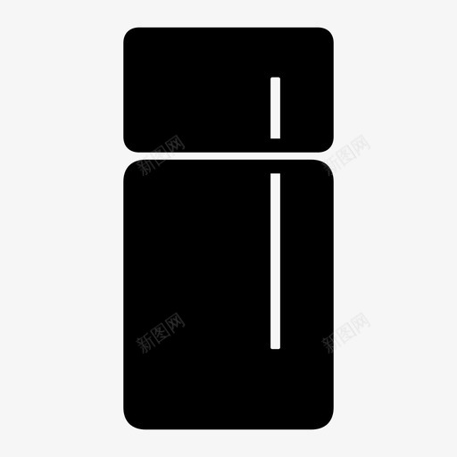 冰箱冰柜肉保险箱图标svg_新图网 https://ixintu.com 冰柜 冰箱 冷藏箱 肉保险箱
