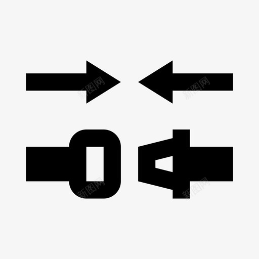 安全带汽车安全带系紧图标svg_新图网 https://ixintu.com 安全带 汽车安全带 系紧 线路 车辆安全带 运输