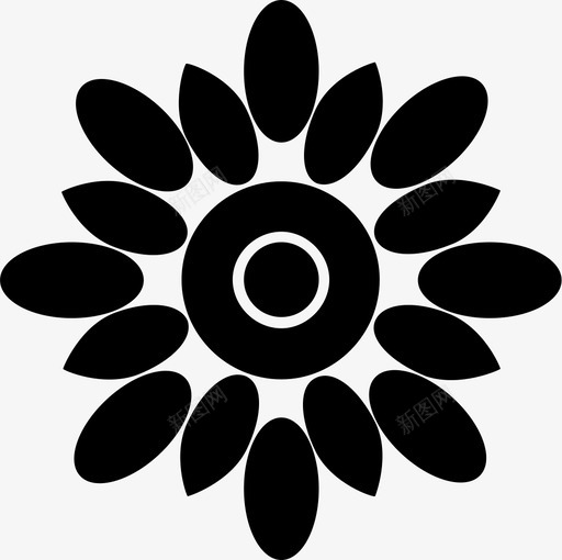 向日葵美丽花圃图标svg_新图网 https://ixintu.com 向日葵 美丽 芬芳 花圃