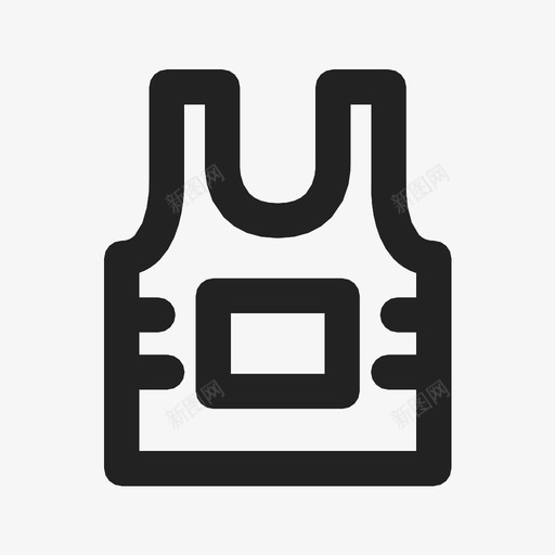 巨大夹克穿图标svg_新图网 https://ixintu.com 夹克 巨大 穿