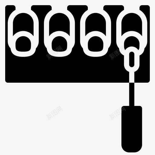 指甲画美容化妆品图标svg_新图网 https://ixintu.com 化妆品 指甲护理 指甲画 美容 美容固体