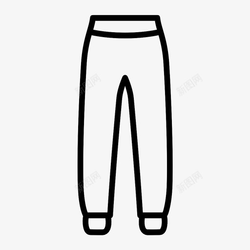 牛仔裤衣服时装图标svg_新图网 https://ixintu.com 时装 牛仔裤 衣服 裤子