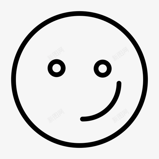 友好表情表情符号图标svg_新图网 https://ixintu.com 友好 笑脸 脸 表情 表情符号