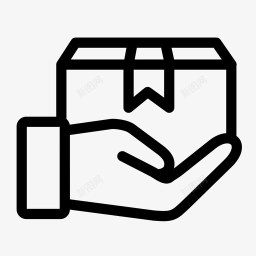 包装送货网店图标svg_新图网 https://ixintu.com 包装 网店 送货 销售