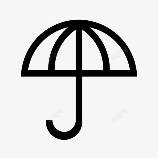 雨伞保护伞天气图标svg_新图网 https://ixintu.com 保护伞 天气 雨伞