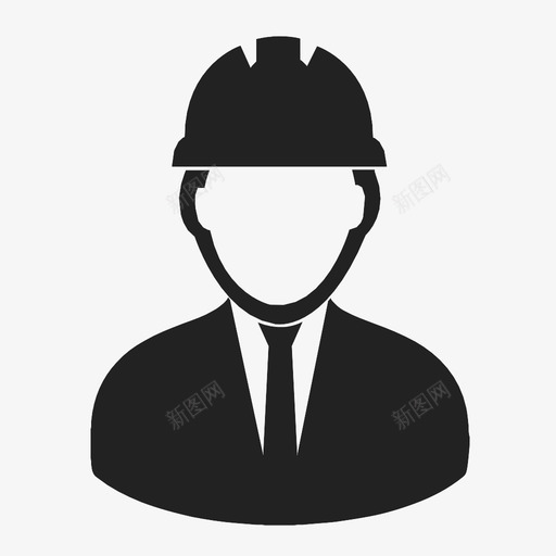 工程师简介帽子男图标svg_新图网 https://ixintu.com 工人 工程师简介 帽子 男