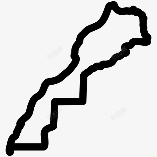摩洛哥地图非洲国家地图图标svg_新图网 https://ixintu.com 摩洛哥地图 非洲国家地图