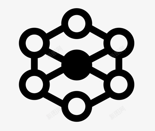 分布式网络加密货币图标svg_新图网 https://ixintu.com 分布式网络 加密货币